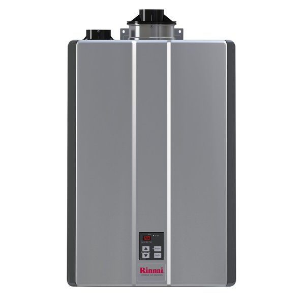 Rinnai Super High Efficiency Plus 11 GPM 199,000 BTU Propane Gas Interior Tankless Water Heater RSC199iP